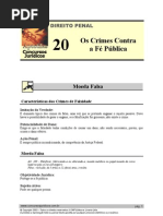 PEN 20 - Os Crimes Contra a Fé Pública