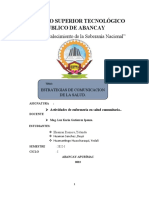 Estrategias de Comunicacion en La Salud.