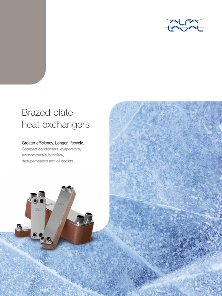 Alfa Laval 2020 Brazed Plate Heat Exchanger Catalog (Interactive) Download Free PDF Heat