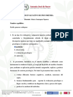 Parcial Psicometria