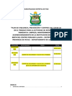 Plan Covid19 - Centro Poblado de Llaupa