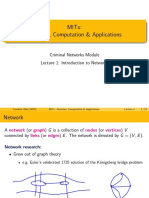 Mitx: Statistics, Computation & Applications: Criminal Networks Module Lecture 1: Introduction To Networks