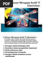 Download 6 Alasan Mengapa Audit TI Diperlukan by Jayadih Alek SN58158964 doc pdf