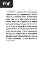 MODELO Carta Notificacion de Accidente SEGURO