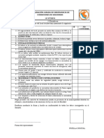 Formato para Inspección de Locales de Servicios