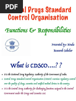 CDSCO Functions and Responsibilities | PDF | Clinical Trial | Medical ...