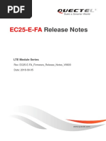 Quectel EC25-E-FA Firmware Release Notes V0603