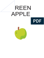 Green Apple Flashcard