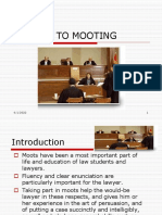 Mooting Key Points To Take Note of - Part 1