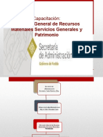 Capacitación Dirección General de Recursos Materiales Servicios Generales y Patrimonio
