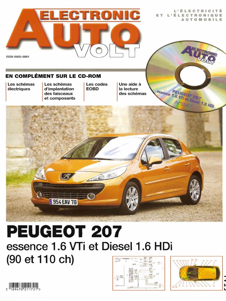Revue Technique Automobile E.T.A.I Pour Peugeot 207 (2006-2012) - Manuel De Réparation Détaillé