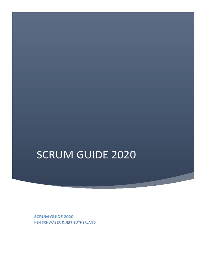 Scrum Guide 2020 Vietnamese | PDF