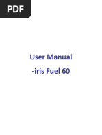 Lava Iris Fuel 60 - Lava Iris Fuel 60 User Guide