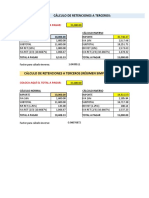 Calculo de Retenciones Isr 10 y Resico 1.25