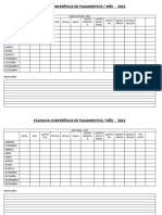 PLANILHA CONFERÊNCIA DE PAGAMENTOS