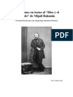 Reflexiones en Torno Al Dios y El Estado de Bakunin