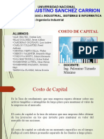 Costo de Capital Finanzas