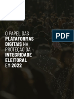 Papel das plataformas digitais na proteção da integridade eleitoral em 2022