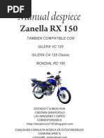 Download Manual Rx 150 Despiese by Nicols Cubitto SN58161507 doc pdf