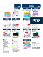 Calendario de Licenciatura 2022