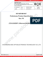 NV140FHM-N47 Preliminary Product Specification Rev. P0