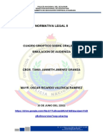 Tarea Iv - Oralidad y Simulacion de Audiencia - Normativa Legal Ii