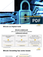 Custody For Crypto Assets: Digital Gold Services