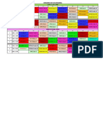 Horario Secundaria 27 y 28 de Junio