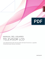 Televisor LCD: Manual Del Usuario