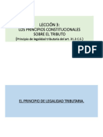 LecciÃ N 3 PRINCIPIOS CONSTITUCIONALES DEL TRIBUTO (ART. 31.3)