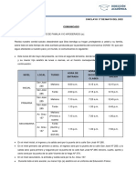 Comunicado Del II - BIM