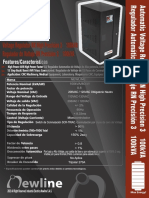 Brochure Regulador RN TRI PRE Series 100kVA 208VAC