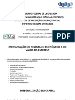 Mensuração do resultado econômico e valor da empresa com GECON