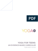 Yoga For Teens:: An Evidence-Based Curriculum