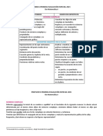 Propuesta Primera Evalaución Especial 5to 2021