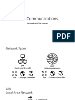 Data Communications Networks and The Internet Overview