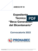 Expediente Técnico Del Concurso Beca Generación Del Bicentenario 2022