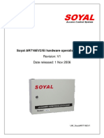 Soyal: Soyal AR716EV2/Ei Hardware Operation Manual
