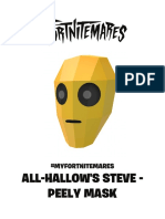 All-Hallow'S Steve - Peely Mask