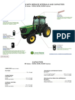 Filter Overview With Service Intervals and Capacities: 5N Series - 5325N, 5425N, 5525N Tractors