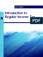 Module 07 - Introduction To Regular Income Tax