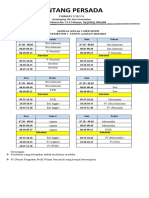 Jadwal Pelajaran 1 Mesosfer