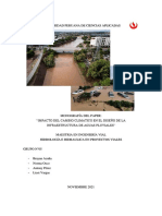 Impacto Del Cambio Climatico en El Diseño de La Infraestructura de Aguas Pluviales