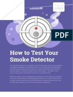 How to Test Your Smoke Detector for Safety