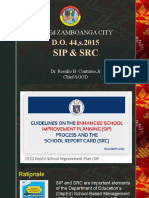 DepEd Zamboanga City Enhanced SIP and SRC Policy