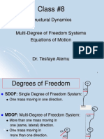 Class #8: Structural Dynamics