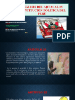 Derecho Constitucional - Art.21 - 25