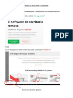 MANUAL DE INSTALACIÓN Y USO ANYDESK Capa