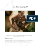 Cómo Elaborar Compost