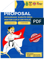 Proposal Pendaftaran Kejuaraan Karate Open Rektor Cup Ix Uin Walisongo